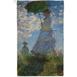 Promenade Woman by Claude Monet Golf Towel - Poly-Cotton Blend - Small