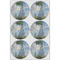 Promenade Woman by Claude Monet Icing Circle - Large - Set of 6