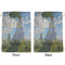 Promenade Woman by Claude Monet Large Laundry Bag - Front & Back View