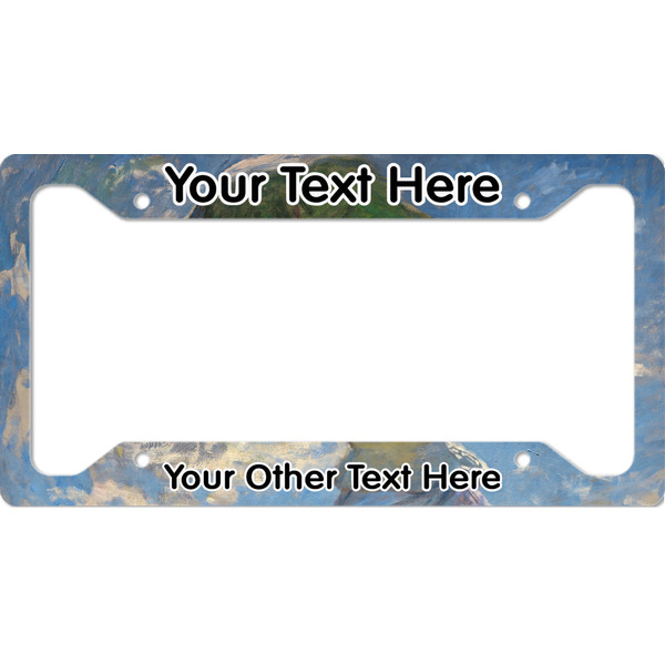 Custom Promenade Woman by Claude Monet License Plate Frame