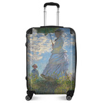 Promenade Woman by Claude Monet Suitcase - 24" Medium - Checked