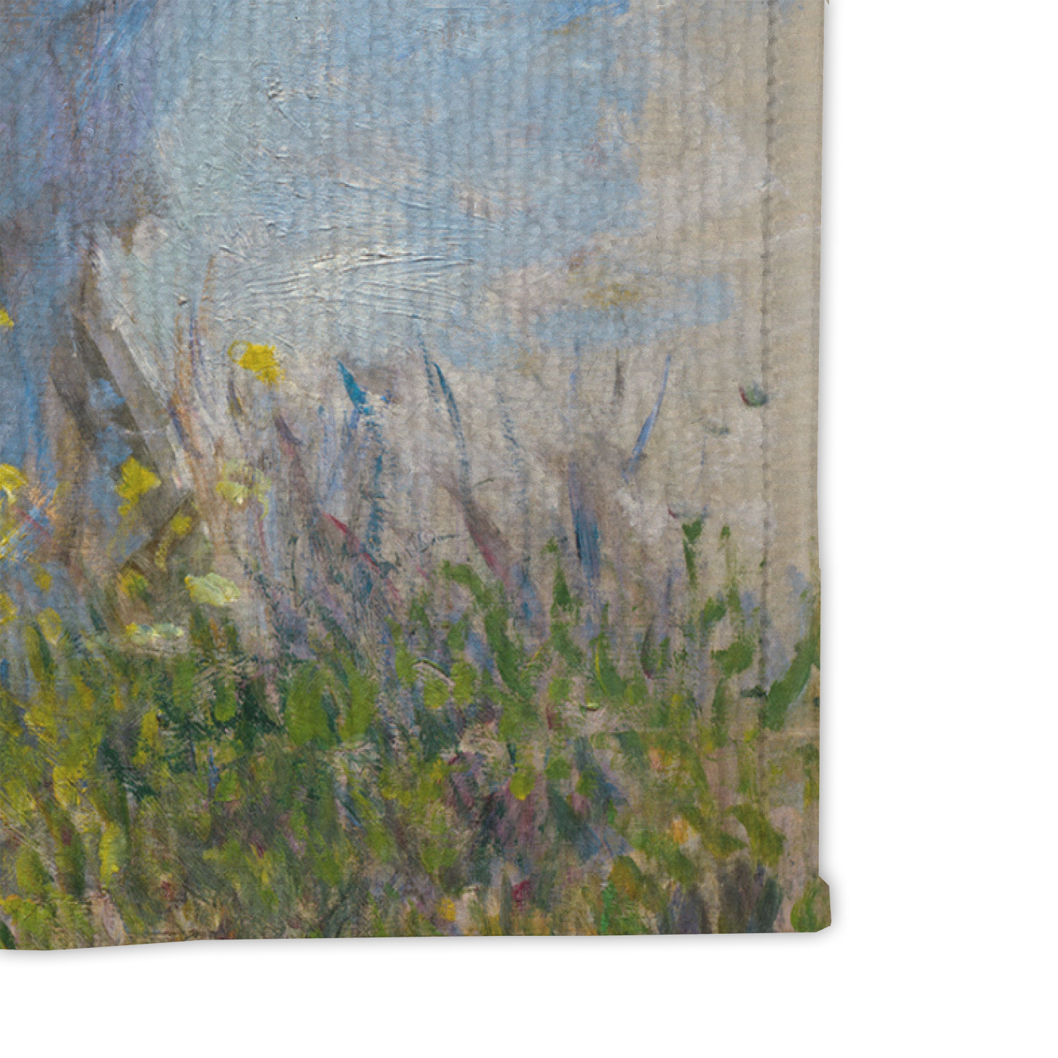 Custom Promenade Woman by Claude Monet Microfiber Dish Towel