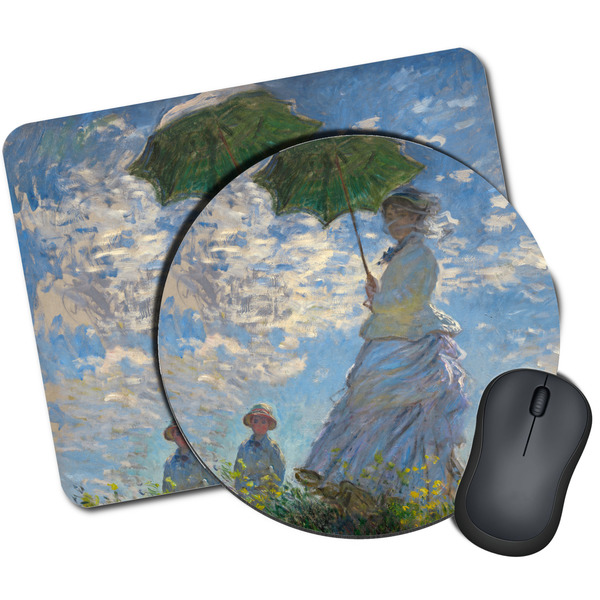 Custom Promenade Woman by Claude Monet Mouse Pad