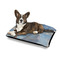 Promenade Woman by Claude Monet Outdoor Dog Beds - Medium - IN CONTEXT