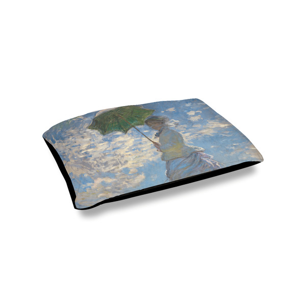 Custom Promenade Woman by Claude Monet Outdoor Dog Bed - Small