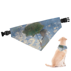 Promenade Woman by Claude Monet Dog Bandana - Large