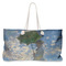 Promenade Woman by Claude Monet Large Rope Tote Bag - Front View