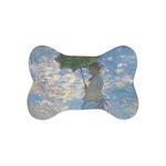 Promenade Woman by Claude Monet Bone Shaped Dog Food Mat (Small)