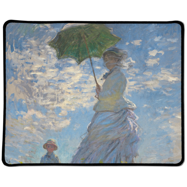 Custom Promenade Woman by Claude Monet Large Gaming Mouse Pad - 12.5" x 10"