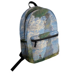 Promenade Woman by Claude Monet Student Backpack