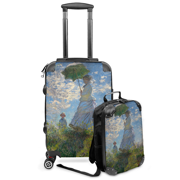 Custom Promenade Woman by Claude Monet Kids 2-Piece Luggage Set - Suitcase & Backpack