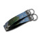 Promenade Woman by Claude Monet Webbing Keychain FOBs - Size Comparison