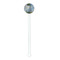 Promenade Woman by Claude Monet White Plastic 5.5" Stir Stick - Round - Single Stick