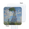 Promenade Woman by Claude Monet White Plastic Stir Stick - Single Sided - Square - Approval