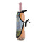 Promenade Woman by Claude Monet Wine Bottle Apron - DETAIL WITH CLIP ON NECK