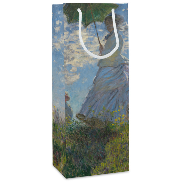 Custom Promenade Woman by Claude Monet Wine Gift Bags - Matte