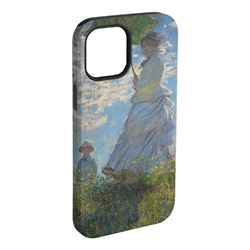 Promenade Woman by Claude Monet iPhone Case - Rubber Lined