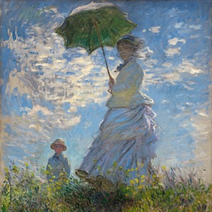 Promenade Woman by Claude Monet