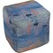 Impression Sunrise Cube Pouf Ottoman (Bottom)