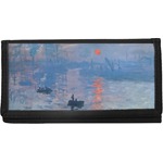 Impression Sunrise by Claude Monet Canvas Checkbook Cover