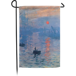 Impression Sunrise by Claude Monet Small Garden Flag - Single Sided