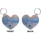 Impression Sunrise Heart Keychain (Front + Back)