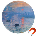 Impression Sunrise Round Car Magnet - 6"