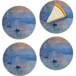 Impression Sunrise Set of 4 Glass Appetizer / Dessert Plate 8"