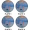 Impression Sunrise Set of Lunch / Dinner Plates (Approval)