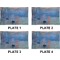 Impression Sunrise Set of Rectangular Dinner Plates (Approval)