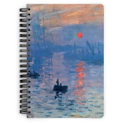 Impression Sunrise by Claude Monet Spiral Notebook