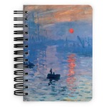 Impression Sunrise by Claude Monet Spiral Notebook - 5x7