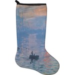 Impression Sunrise by Claude Monet Holiday Stocking - Neoprene