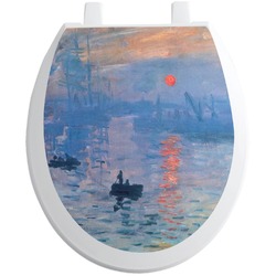 Impression Sunrise Toilet Seat Decal - Round