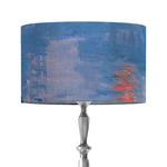 Impression Sunrise by Claude Monet 12" Drum Lamp Shade - Fabric