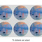 Impression Sunrise by Claude Monet 3" Multipurpose Round Labels - Sheet