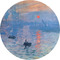 Impression Sunrise by Claude Monet 3" Multipurpose Round Labels - Single Sticker