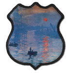 Impression Sunrise by Claude Monet Iron On Shield Patch C