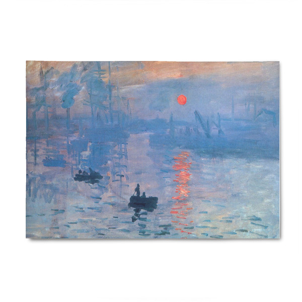 Custom Impression Sunrise by Claude Monet 4' x 6' Patio Rug