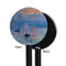 Impression Sunrise by Claude Monet Black Plastic 5.5" Stir Stick - Single Sided - Round - Front & Back
