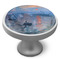 Impression Sunrise by Claude Monet Cabinet Knob - Nickel - Side