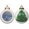 Impression Sunrise by Claude Monet Ceramic Christmas Ornament - X-Mas Tree (APPROVAL)