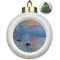 Impression Sunrise by Claude Monet Ceramic Christmas Ornament - Xmas Tree (Front View)