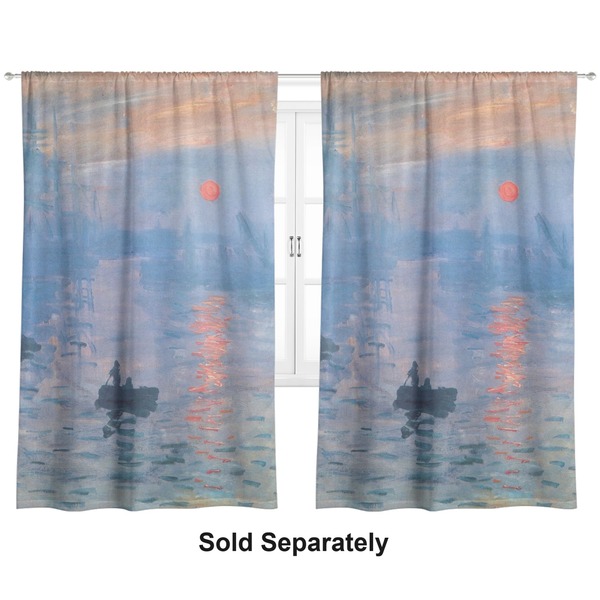 Custom Impression Sunrise by Claude Monet Curtain Panel - Custom Size