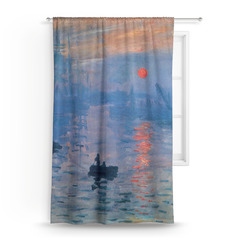 Impression Sunrise by Claude Monet Curtain Panel - Custom Size