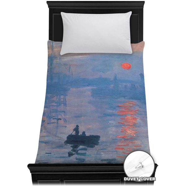 Custom Impression Sunrise by Claude Monet Duvet Cover - Twin XL