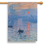 Impression Sunrise by Claude Monet 28" House Flag - Single Sided