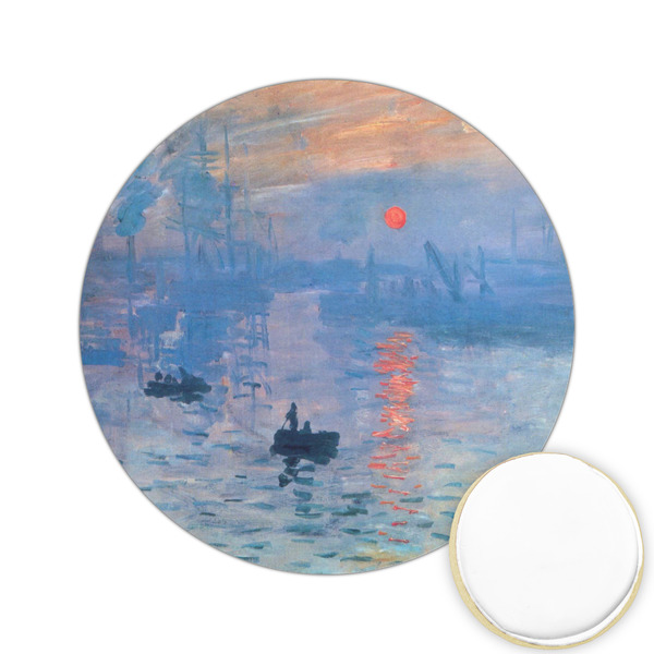 Custom Impression Sunrise by Claude Monet Printed Cookie Topper - 2.15"