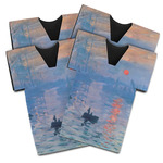 Impression Sunrise by Claude Monet Jersey Bottle Cooler - Set of 4