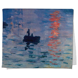 Impression Sunrise by Claude Monet Kitchen Towel - Poly Cotton